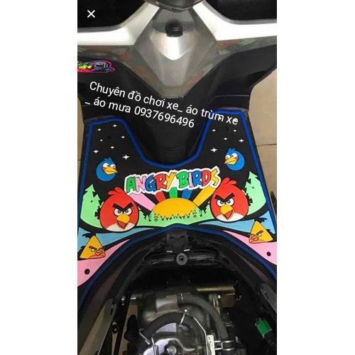 Thảm doremon- angry bird gắn xe vario, vision 2014-2021