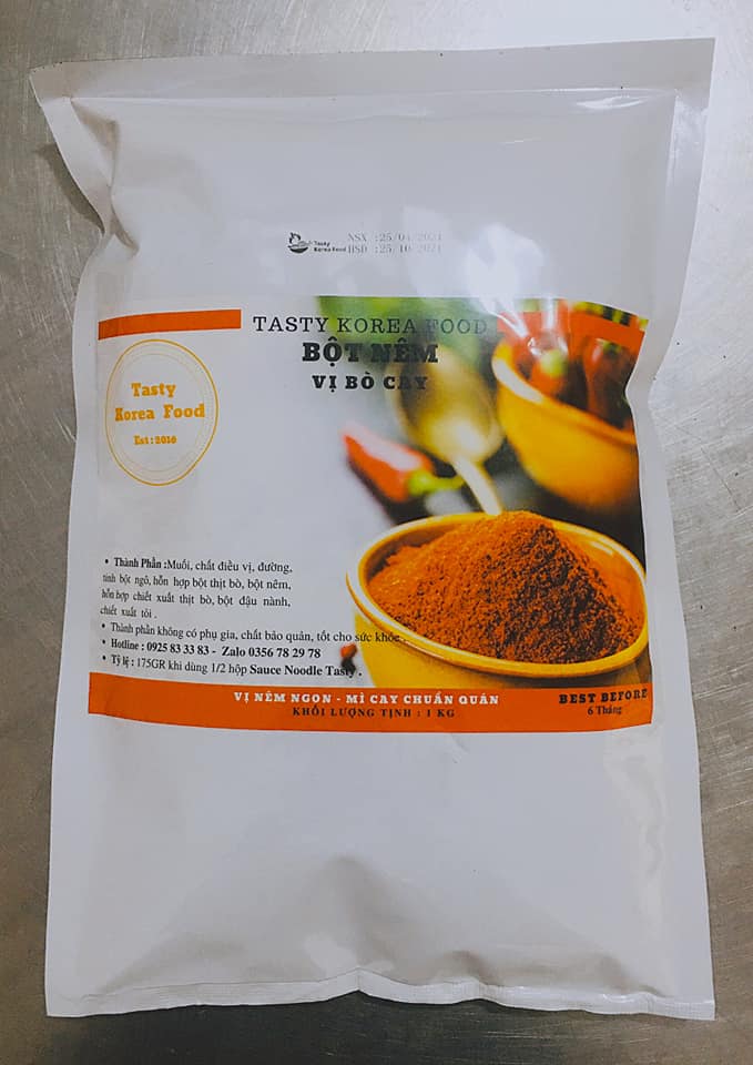 Bột nêm vị bò cay - 1kg