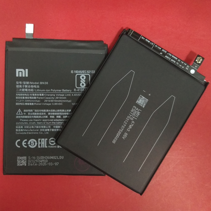 Pin zin cho xiaomi mi 6x, mi a2 bn36 - 3010mah