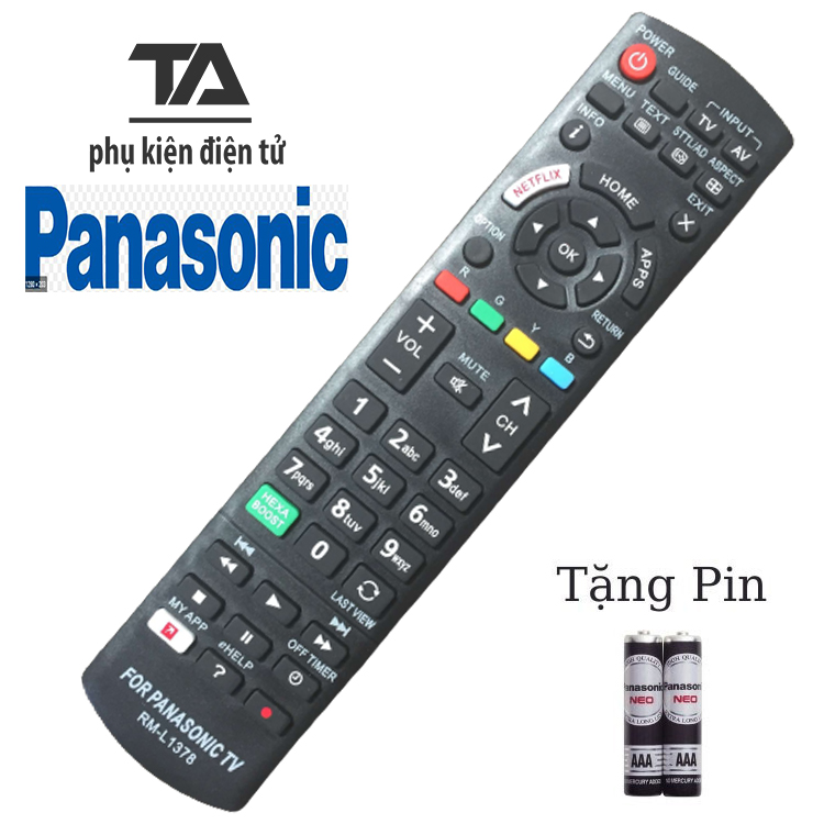 Điều khiển tivi panasonic - rm l1378