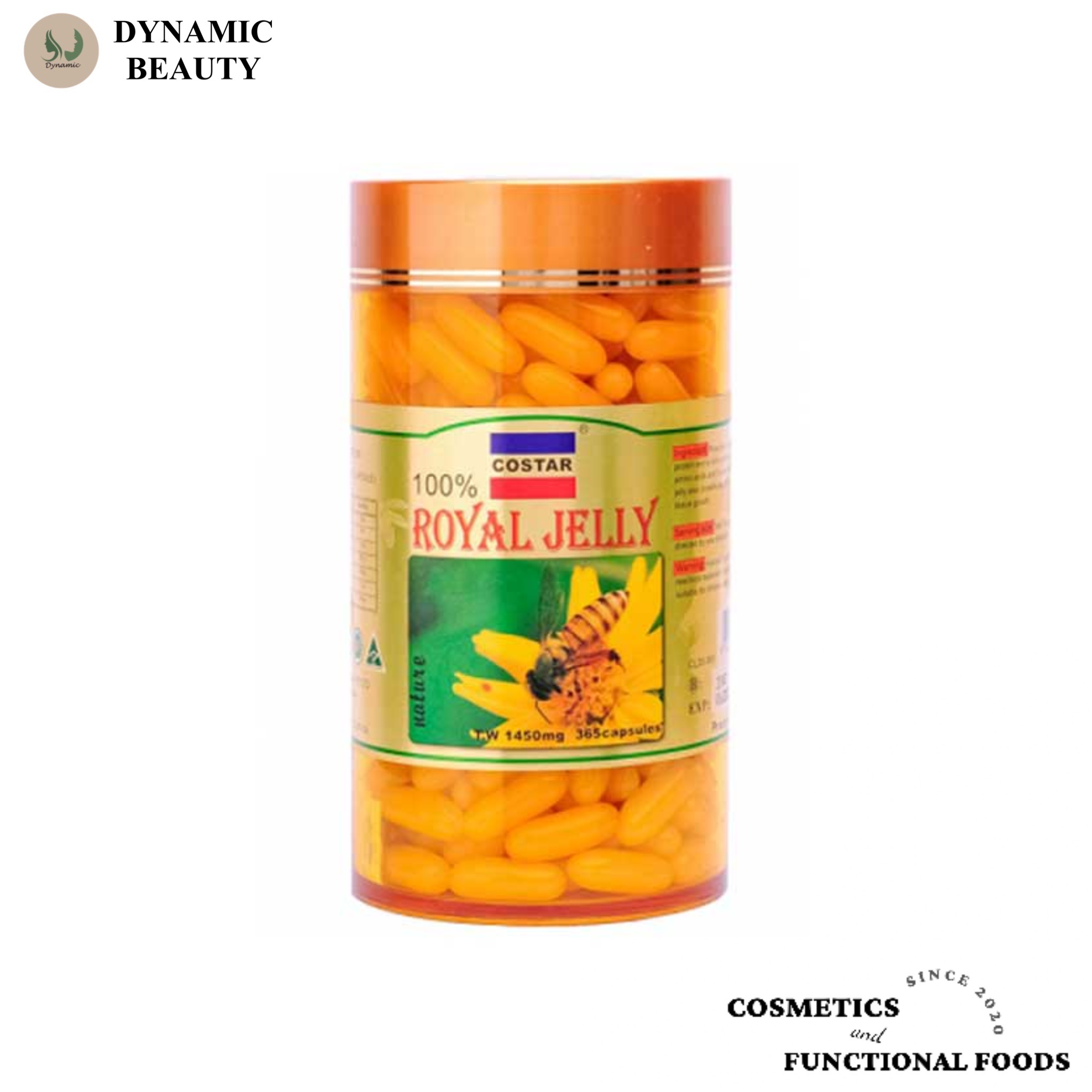 [Hàng chuẩn Úc] Viên uống sữa ong chúa Costar royal jelly 1450mg 100 viên - 365 viên của Úc