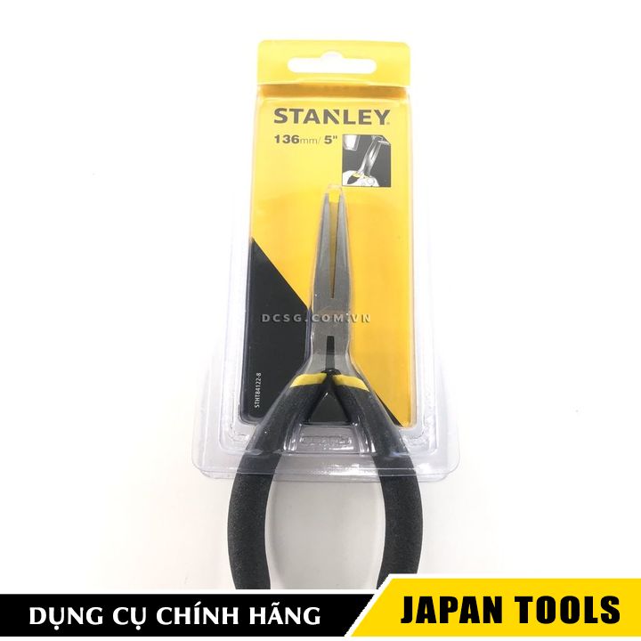 Kềm mỏ dẹt 5/136mm kềm stanley stht84122-8 | japan tools