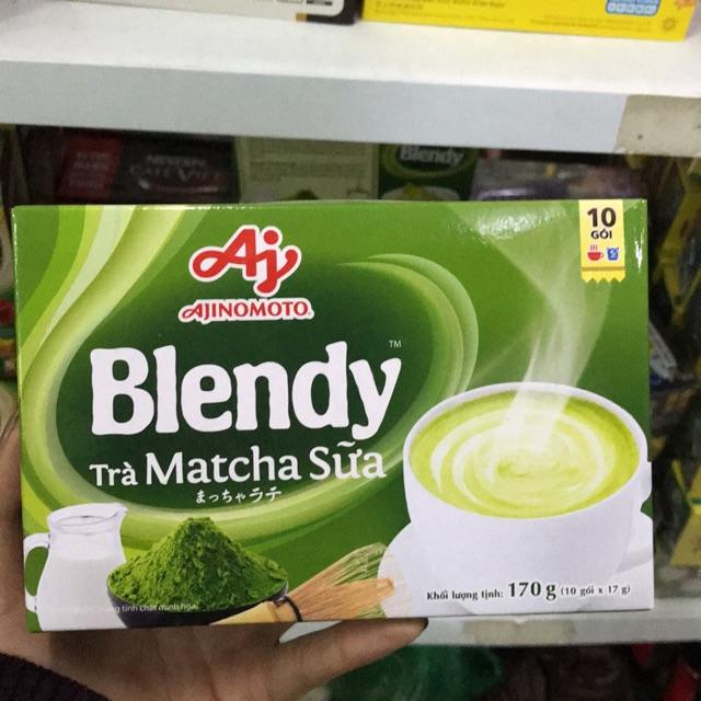TRÀ MATCHA SỮA BLENDY 170G (10 gói x170g)