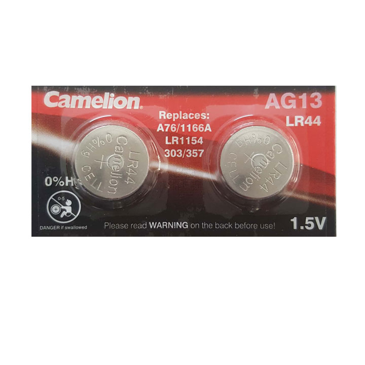 Pin ag13 lr44 a76; pin cúc áo 1.5v alkaline camelion ag13-lr44-a76