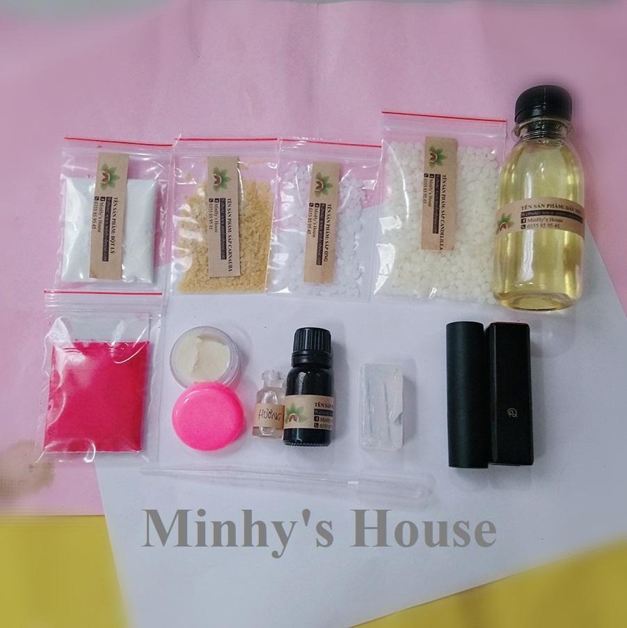 Bộ nguyên liệu son handmade