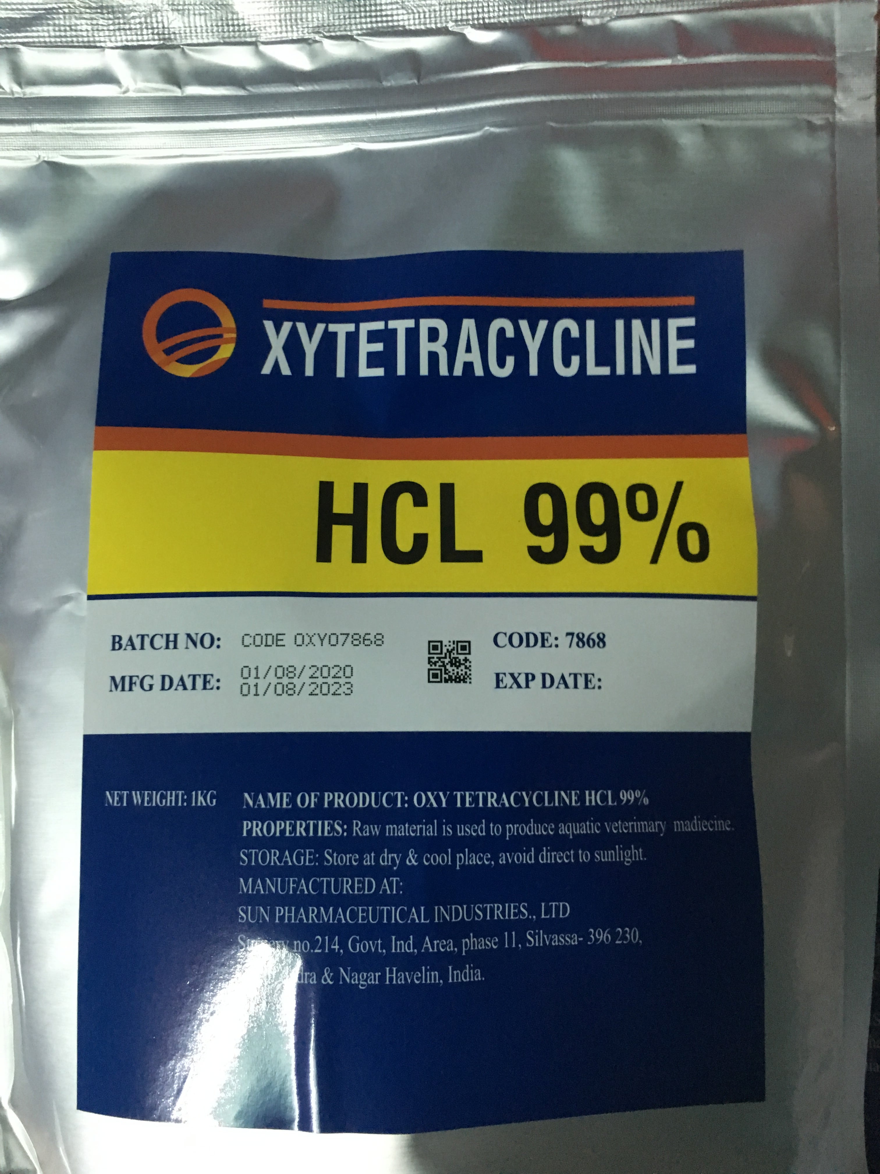 Oxytetracycline dùng cho nuôi trồng thuỷ sản