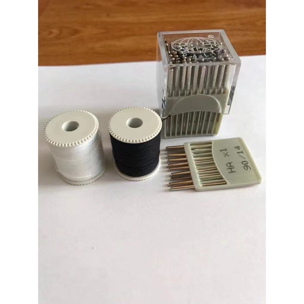 Bộ 10 kim, 2 cuộn chỉ máy may mini gia đình fhsm505