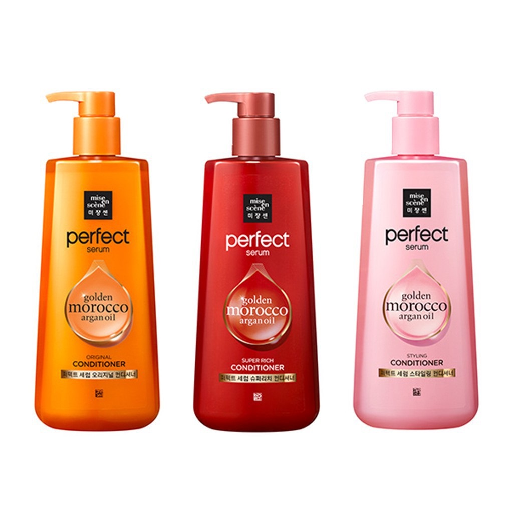 Dầu Xả Mise En Scène Perfect Serum Golden Morocco Argan Oil Conditioner