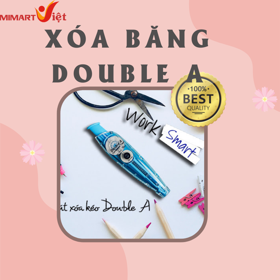 Bút xóa băng double a + ruột ctr a065bp