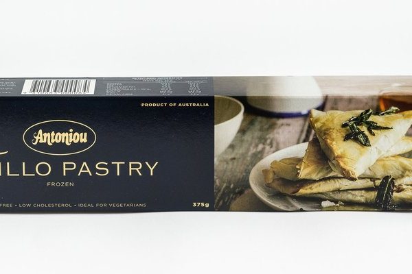 Bánh Fillo Pastry Antoiou 375gr/ Bột Bánh Ngàn Lớp Cán Mỏng - Nhập Khẩu Úc