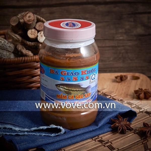 [HCM]Mắm cá sặc xay Bà Giáo Khỏe 5555 hủ 500gr đặc sản Châu Đốc Không sử dụng hóa chất phẩm màu độc hại