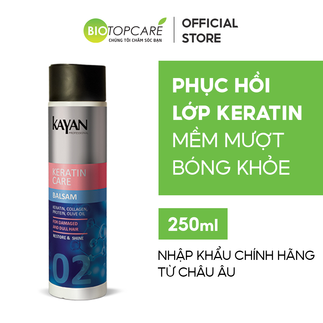Dầu xả kayan keratin care dành cho tóc hư tổn và bị sỉn màu 250ml