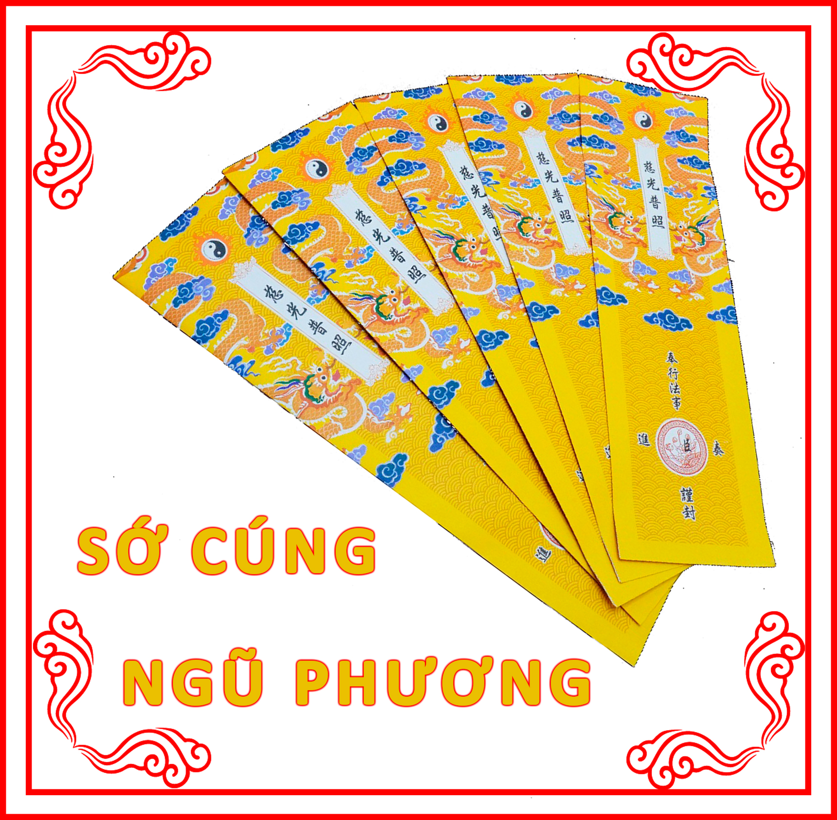 Sớ cúng ngũ phương Trung ương Đông Tây Nam Bắc