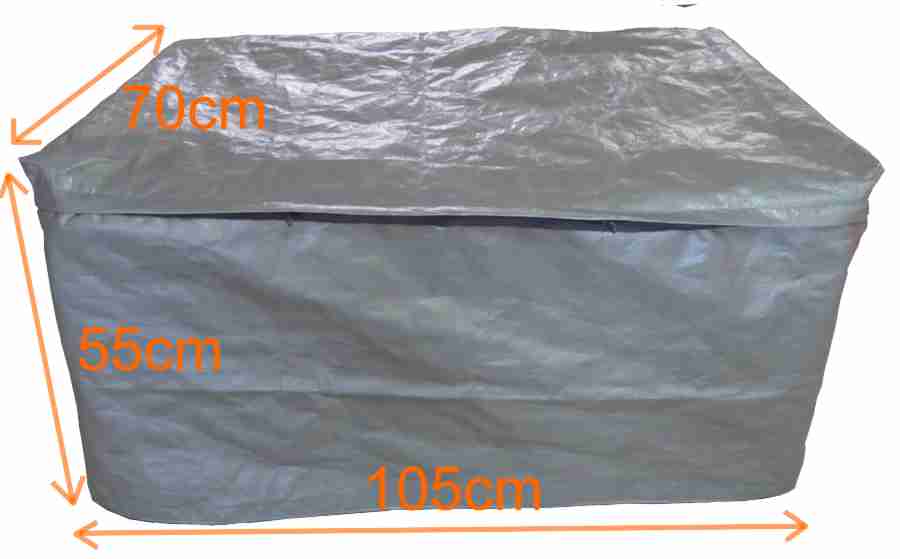 Túi trùm chống mưa thùng ship kích thước D105cm x R70cm x C55cm