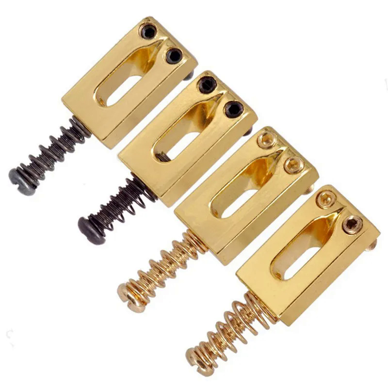 6 cái vàng Tremolo cầu phẳng yên cho guitar điện 4 tyle cho chọn Guitar Phụ Kiện Bộ phận nhạc cụ