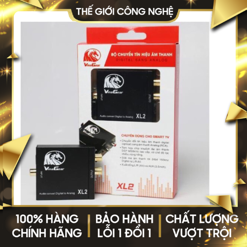 Bộ chuyển âm thanh quang optical xl2 sang audio av ra amply + cáp optical - bộ chuyển đổi tín hiệu cổng 3.5mm