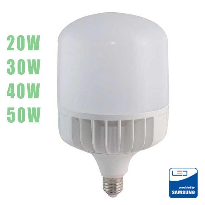 Bóng LED Bulb Trụ 20W/30W/ 40W/ 50W RẠNG ĐÔNG