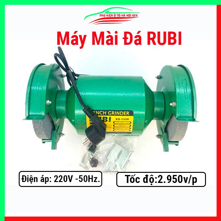Máy mài đá RUBI 220V 50Hz chống rung, giật,  máy hoạt động ổn định và bền bỉ