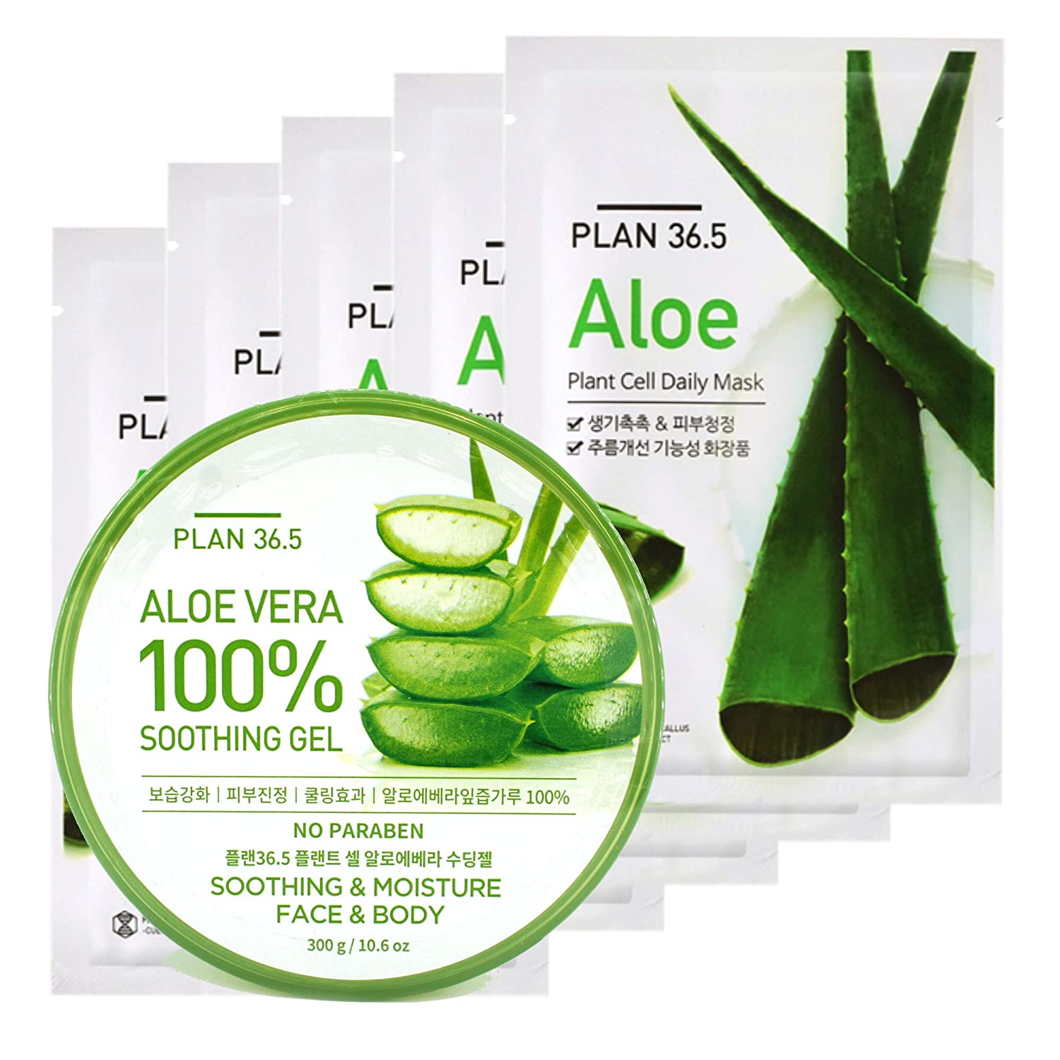 [HCM]Gel dưỡng ẩm nha đam PLAN 36.5 ALOE VERA 100%