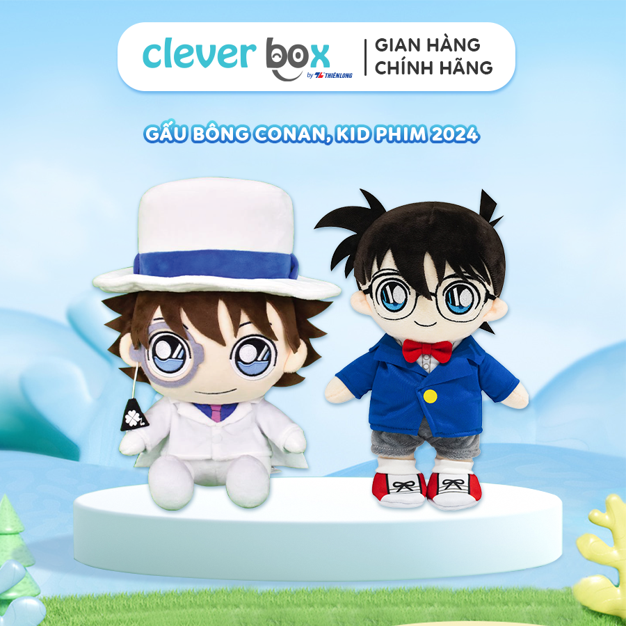 Thú bông Conan Plush Chính Hãng Tagger Clever Box - Phim Hoạt Hình Thám Tử Conan