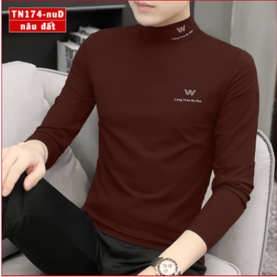 [HCM]Áo thun cổ trụ nam chi tiết trơn đơn giản trẻ trung cổ trụ chất liệu thun lạnh hàn quốc