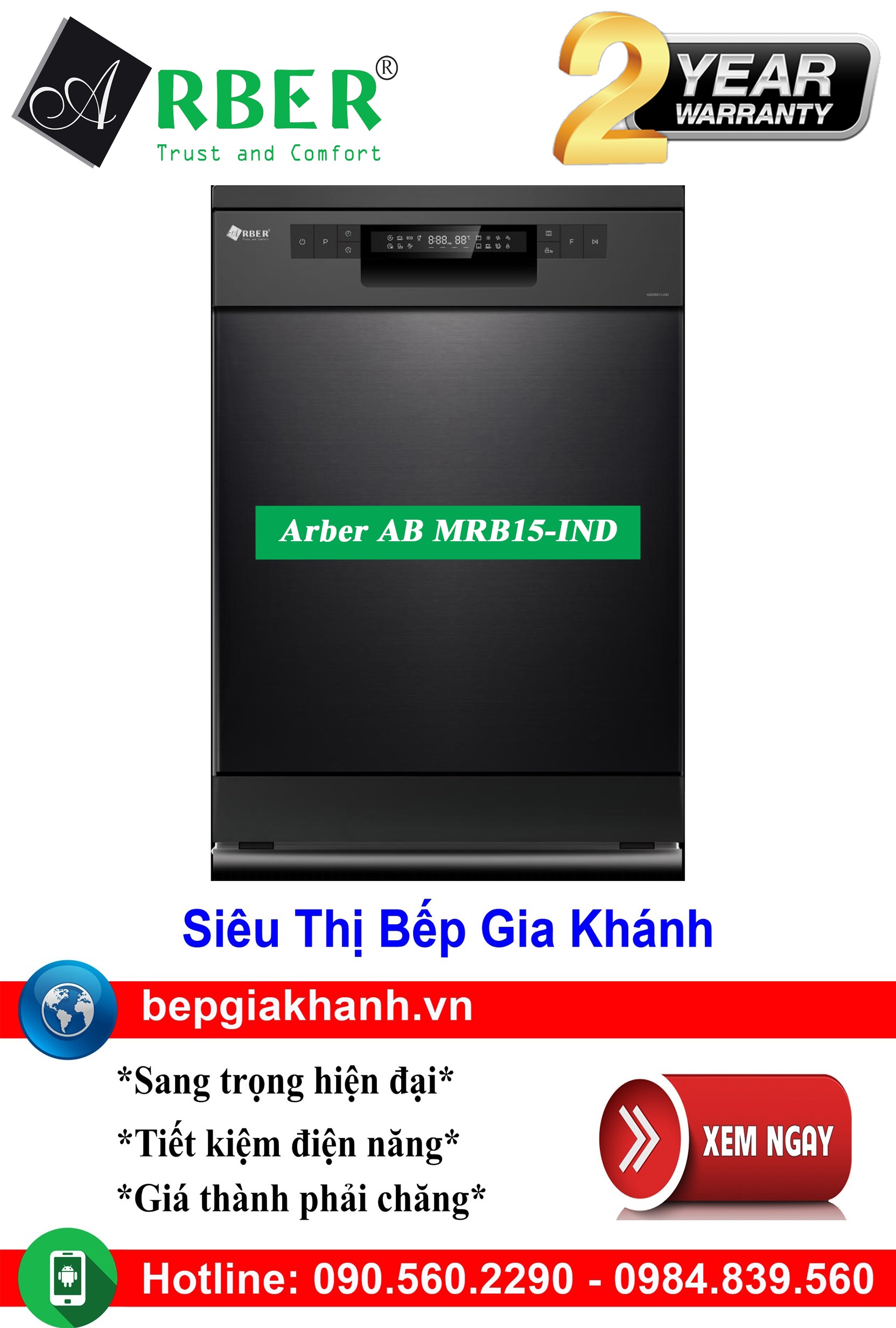 [HCM]Máy rửa bát 14 bộ Arber AB MRB15-IND, máy rửa chén, máy rửa chén bát, máy rửa bát, máy rửa bát giá rẻ, may rua bat, may rua chen, may rua bat gia re