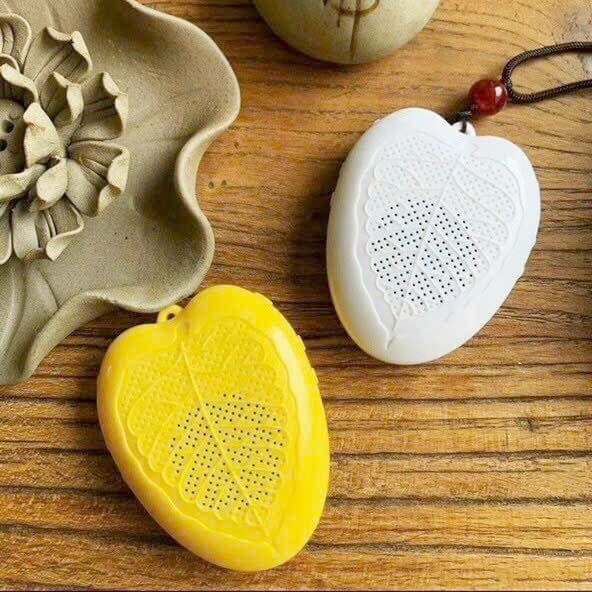  Máy niệm phật nghe kinh có sẵn 44 bài JSA01 lá bồ đề có cổng cắm tai nghe - kèm dây đeo cổ  nhiều màu  Phụ kiện 1986 