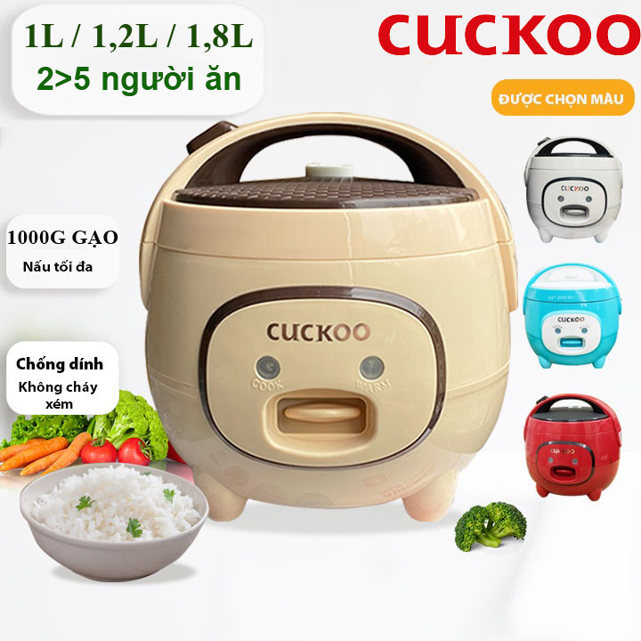 Nồi cơm điện cuckoo cr380 1l-1.2l-1.8l, nồi cơm điện mini dành cho 2 đến 5 người ăn giá rẻ, nồi cơm điện công nghệ hàn quốc