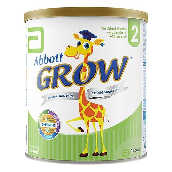 Sữa bột abbott grow 2 400g