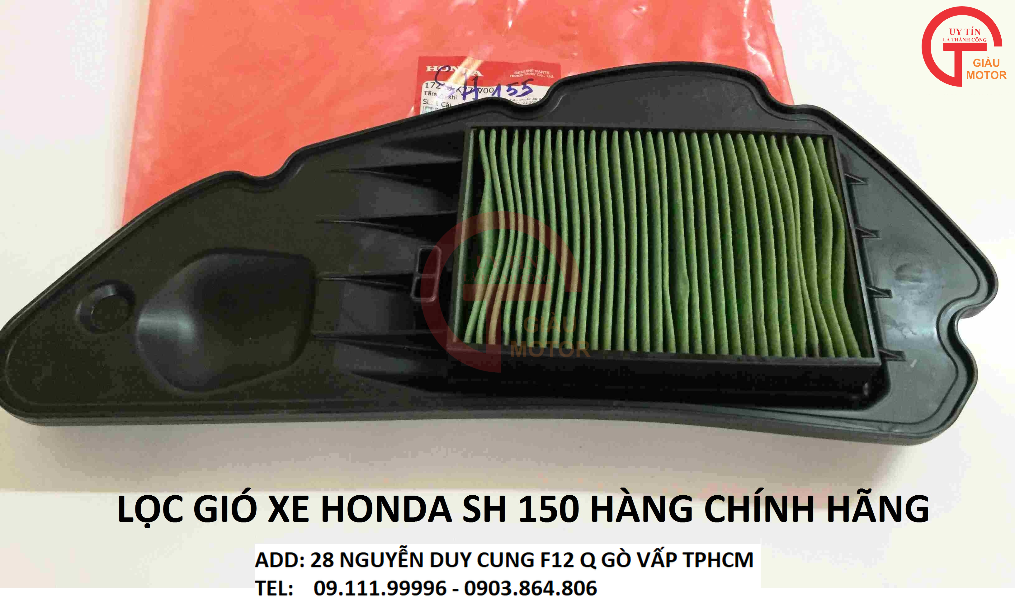 LỌC GIÓ XE HONDA SH VIỆT 2017 - 2019 HÀNG CHÍNH HÃNG