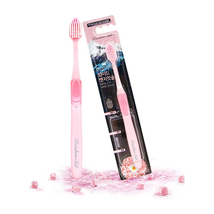 Bàn chải đánh răng Bamboo Salt Himalaya Pink Salt Mouth