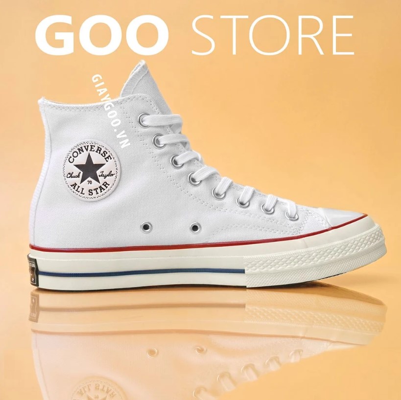 [ HÀNGREP ] Giày Sneaker Converse 1970s Trắng Cao Cổ