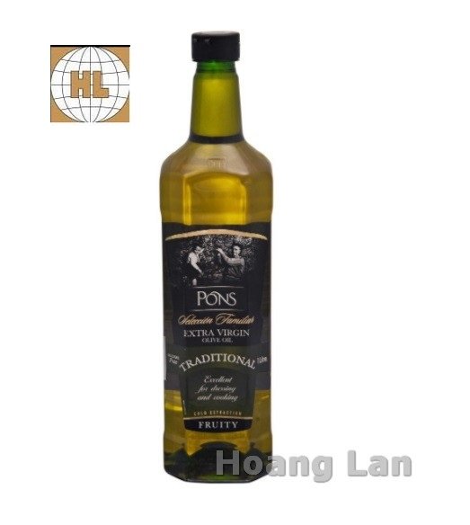 Dầu olive extra virgin pons 1lít - tây ban nha
