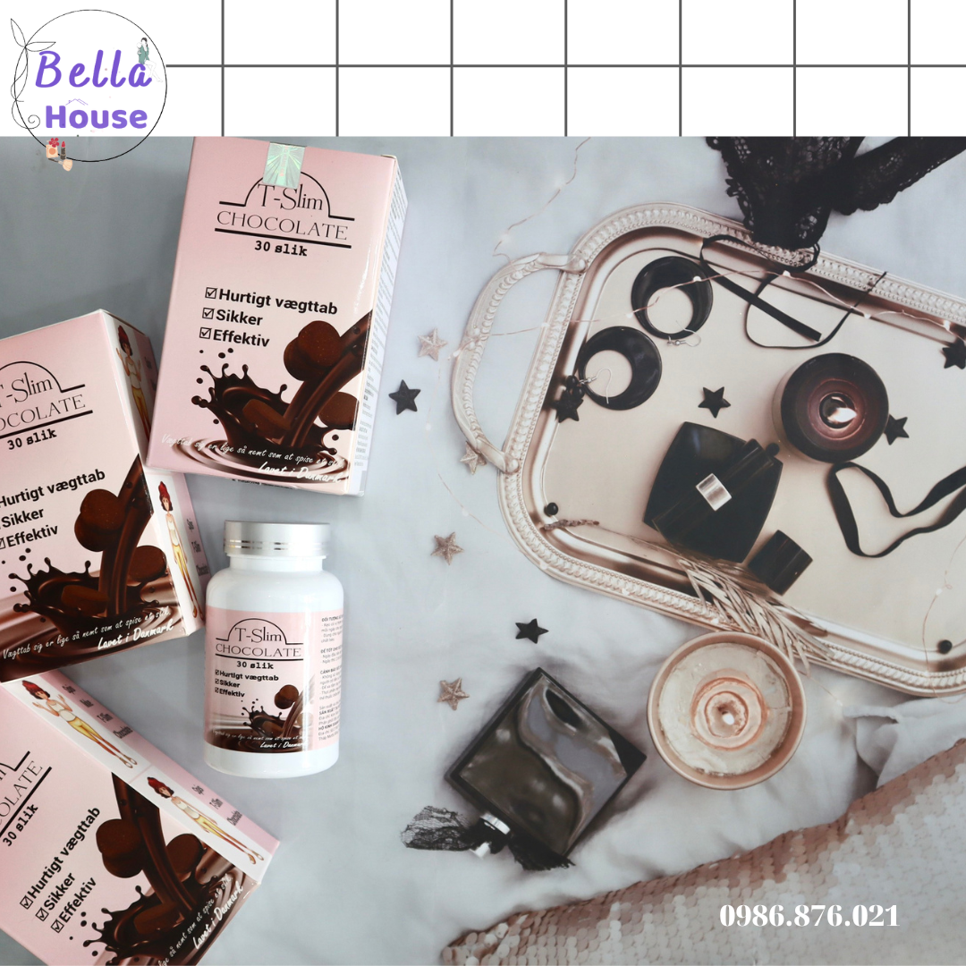 Socola Giảm Cân TSlim Thải Mỡ (30 viên/hộp chính hãng)