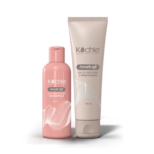 Cặp dầu gội xả kochie smooth soft salon backbar 80 ml x2