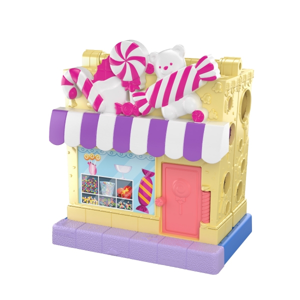 Đồ Chơi Polly Pocket Cửa Hàng Kẹo Ngọt Ở Pollyville GKL57/GGC29