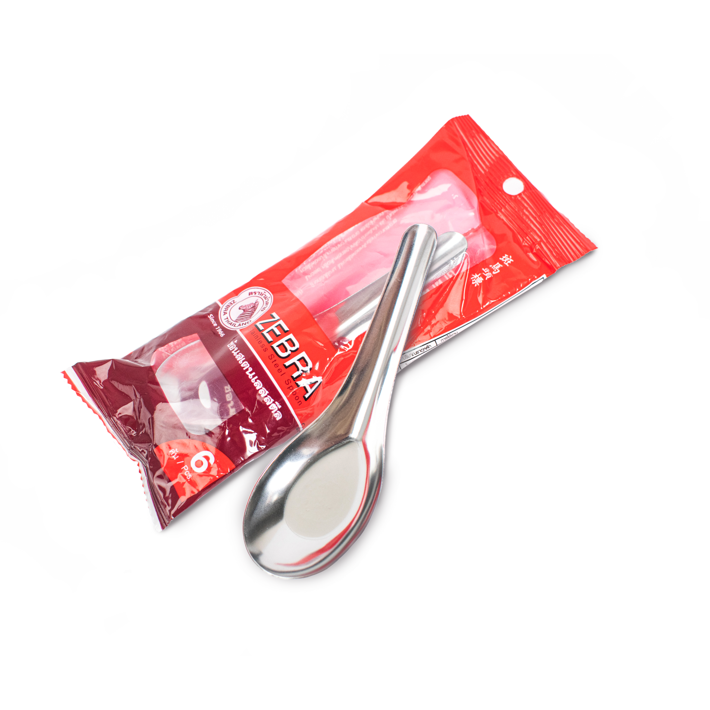 Bộ 6 muỗng cơm size lớn zebra - 100083