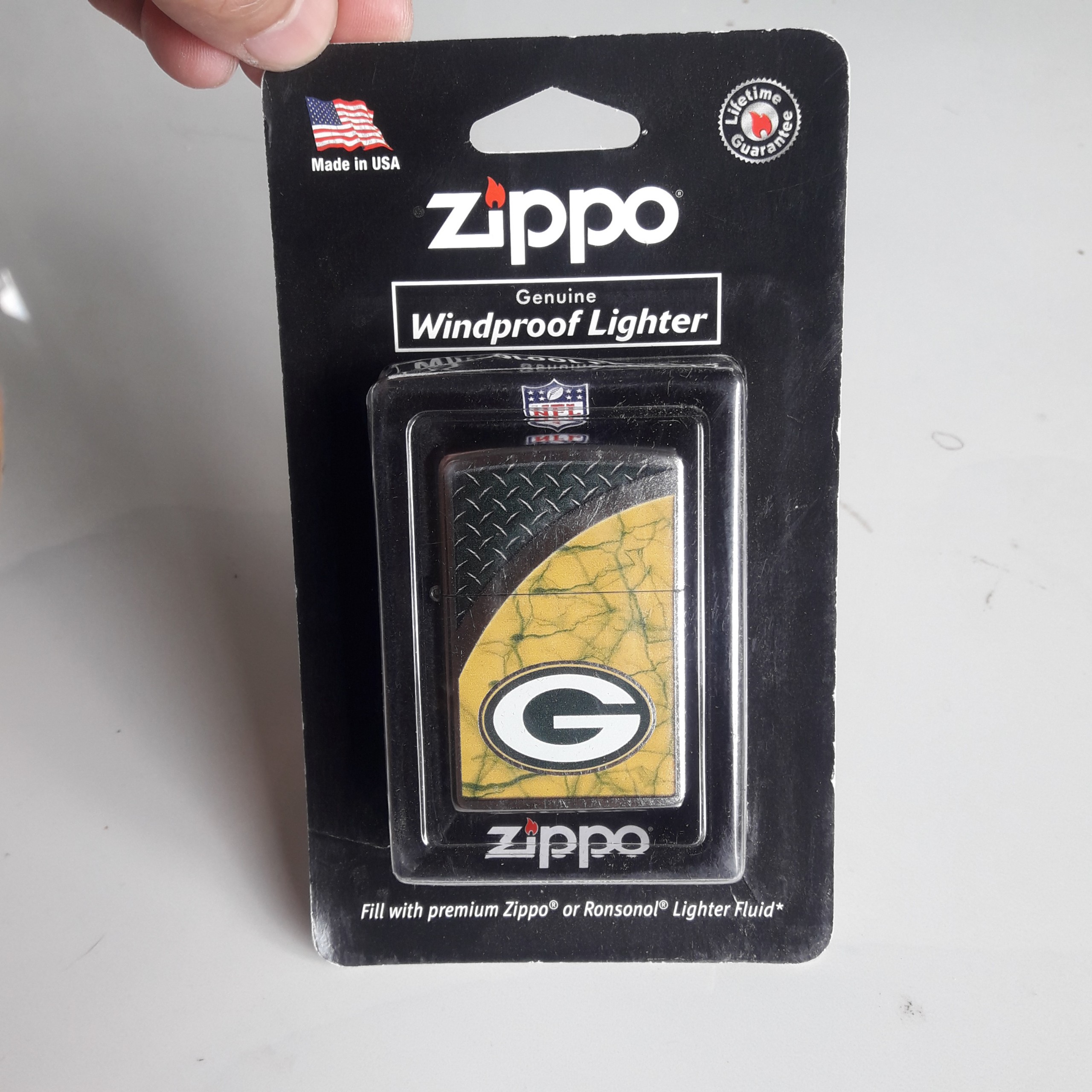 Bật lửa hộp quẹt zippo chính hãng nhập mỹ, 29362 nfl đội bóng mỹ, made in usa