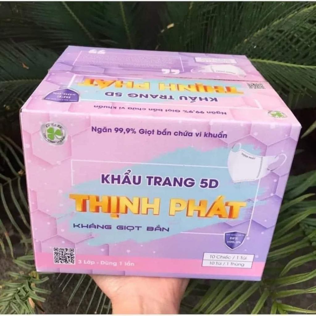 Hcm khẩu trang 5d mask thịnh phát cao cấp hàng chính hãng