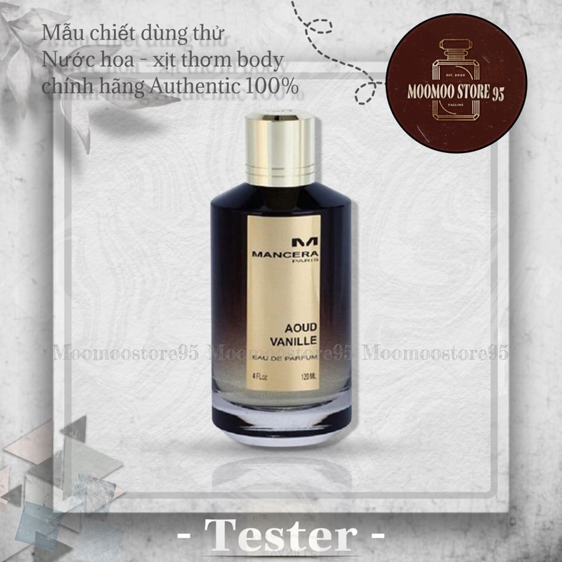 -𝐌𝐨𝐨𝐌𝐨𝐨- nước hoa dùng thử mancera aoud vanille for women & men edp