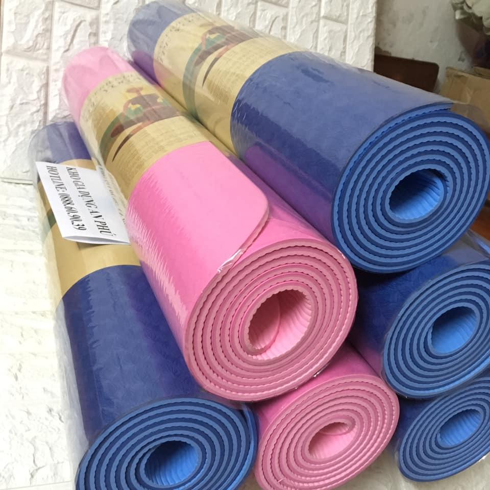 Thảm tập Yoga Mat 2 lớp cao cấp