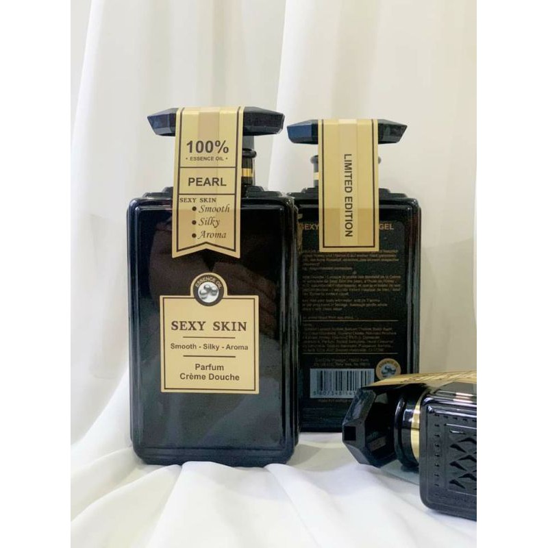 Sữa tắm hương nước hoa pháp sexy skin 600ml chính hãng - hakii - mua 1 tặng 1 mặt nạ cao cấp