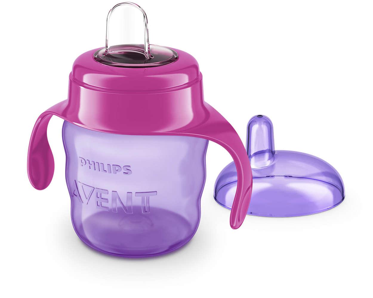 Bình tập uống Philips AVENT vòi mềm cho bé từ 6 tháng