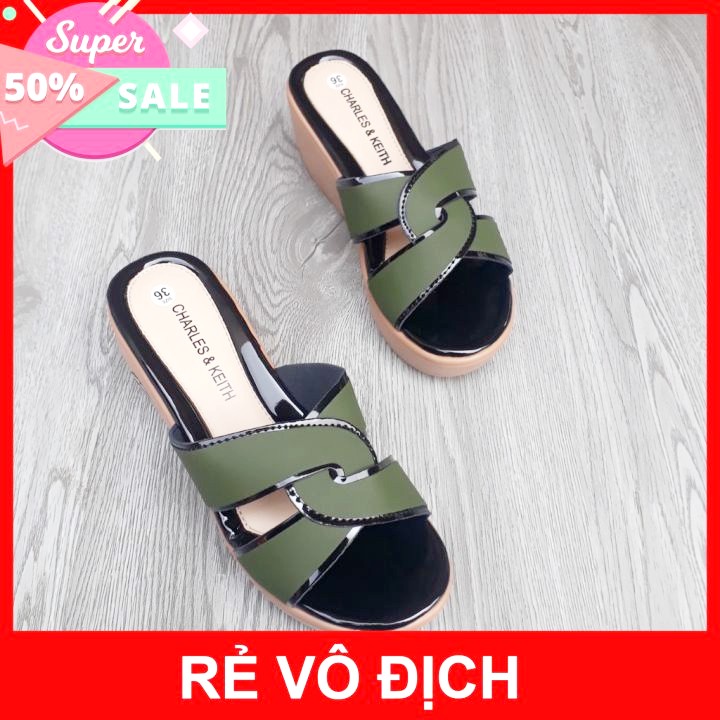 Dép trung niên Xoắn đế FF dành cho bà và mẹ lịch sự sang trọng