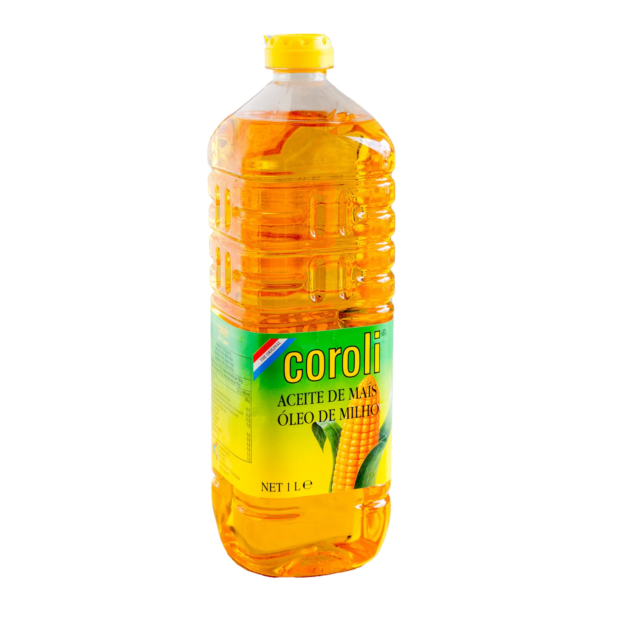 [HCM]  Dầu bắp Coroli 1 Lít  nguyên chất tinh luyện không chứa cholesterol, giàu vitamin rất tốt cho sức khỏe. Sản phẩm thích hợp cho các món chiên, xào, trộn salad và  phết lên món nướng, mang đến cho món ăn hương vị hấp dẫn