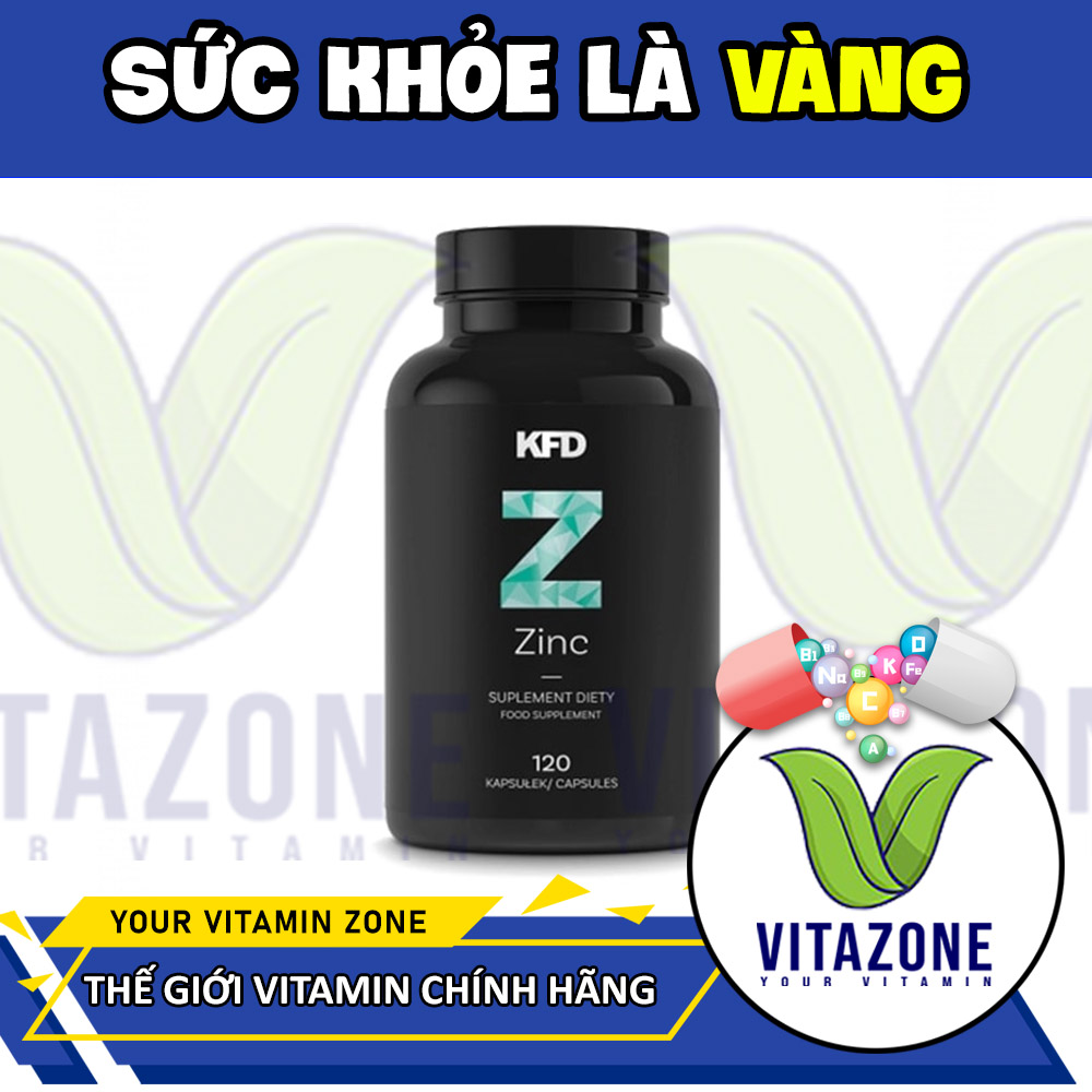 KFD ZINC - Điều chỉnh hệ thống miễn dịch và Kẽm duy trì sự cân bằng chất điện giải