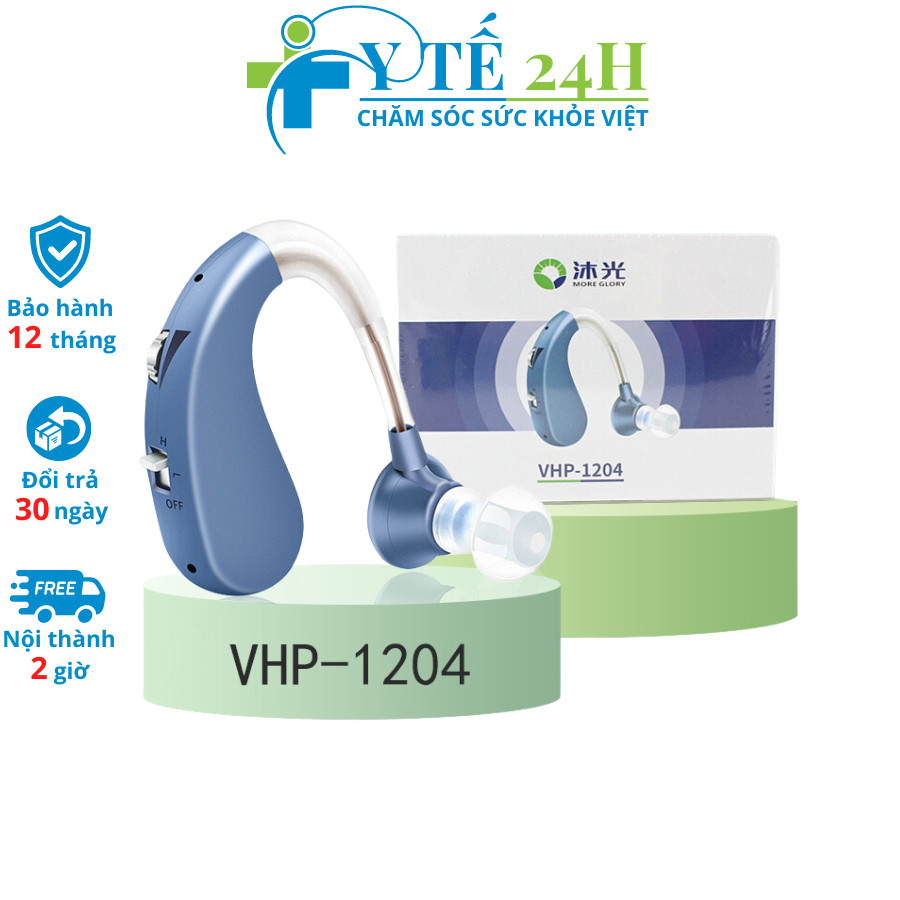 Wireless Hearing Aid for the Elderly Vhp1204, Hearing Aid Headphones with Super Noise Filtering, Super Battery Saving