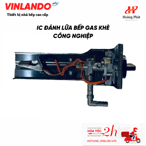 Cụm IC đánh lửa bếp gas Khè công nghiệp TAIWAN bộ đầy đủ