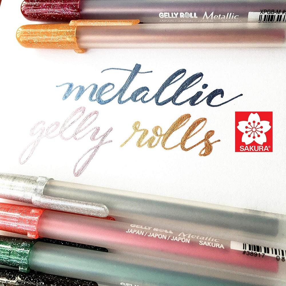 Bút nhũ ánh kim Gelly Roll Metallic Sakura gel Pen