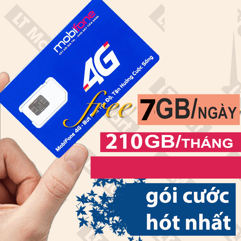 Sim 4G Mobifone BIGME , 7 GB DATA TỐC ĐỘ CAO , Chỉ với 125k 1 tháng FREESHIP - CHƯA KÍCH HOẠT